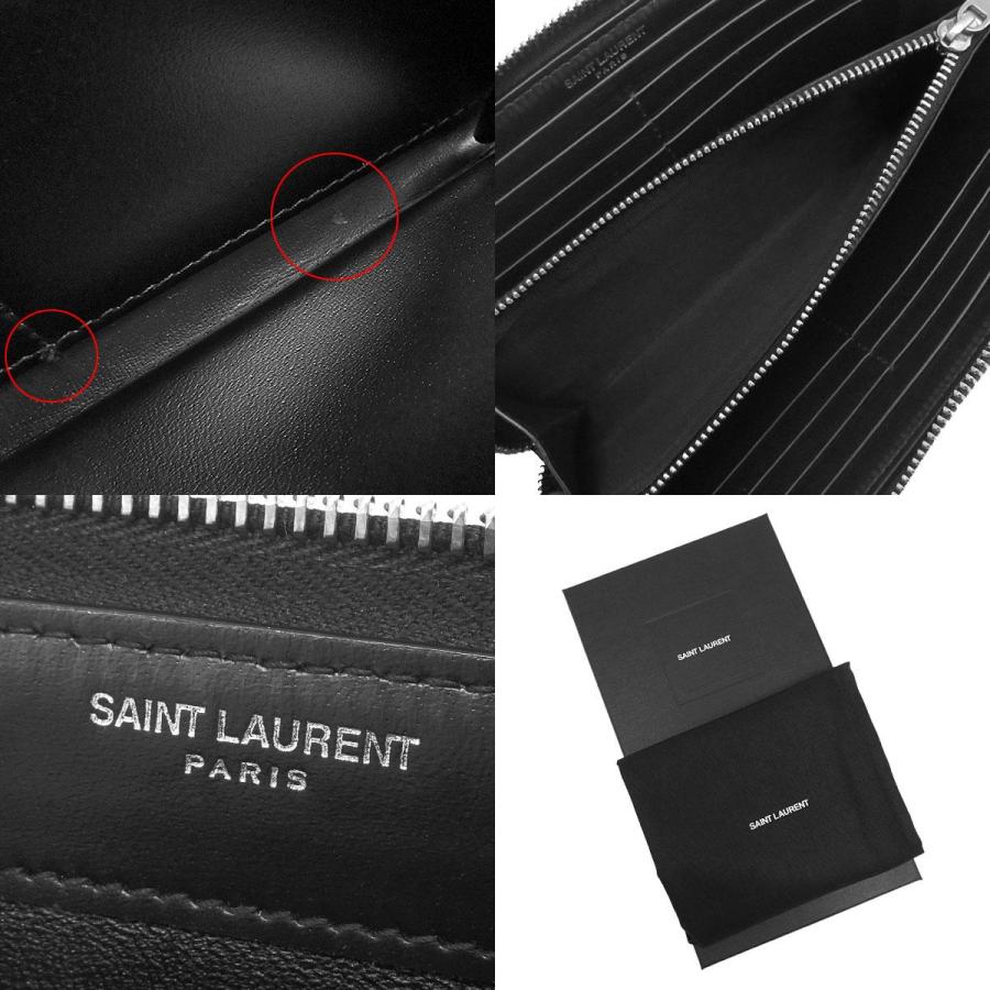 SAINT LAURENT サンローラン 長財布 タイニーカサンドラ ラウンド