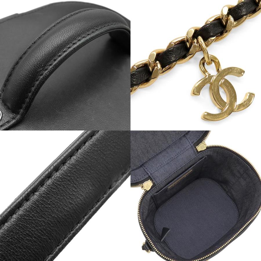 CHANEL（シャネル） ショルダーバッグ バニティ ラムスキン ブラック 