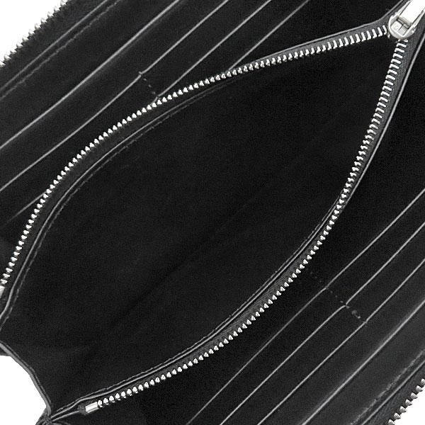 CELINE（セリーヌ） 長財布 ラージ ジップウォレット カーフ ブラック