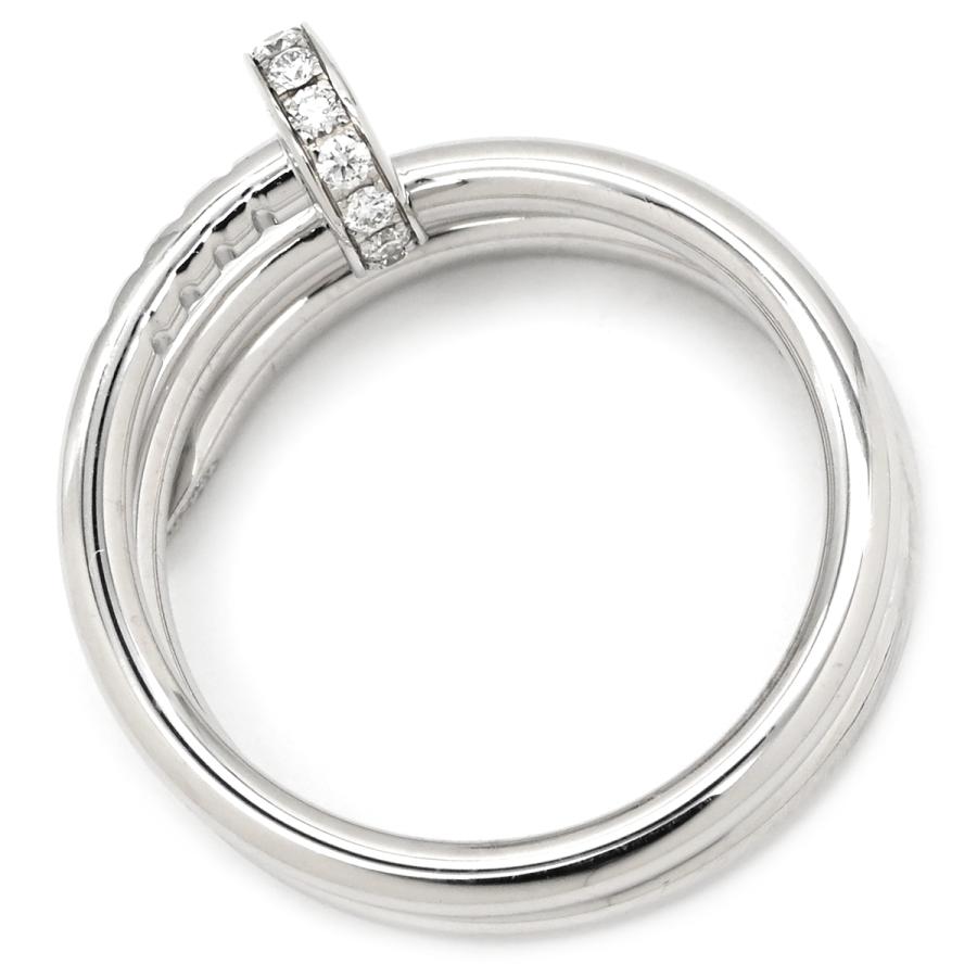 美品　カルティエ　ジュストアンクル リング　ホワイトゴールド　49 Cartier（カルティエ） リング 指輪 ジュストアンクル ジュスト