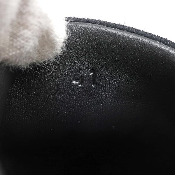 エルメス スニーカー バウンシング カーフ ブラック ブラック #41 新品 未使用 黒 白 H242810Zの画像