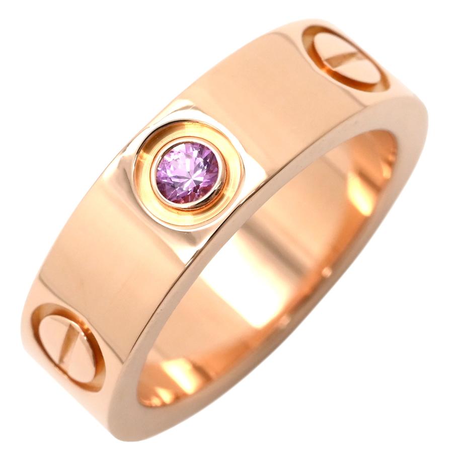 LOVE（Cartier） カルティエ リング 指輪 ラブ ラブリング ピンク