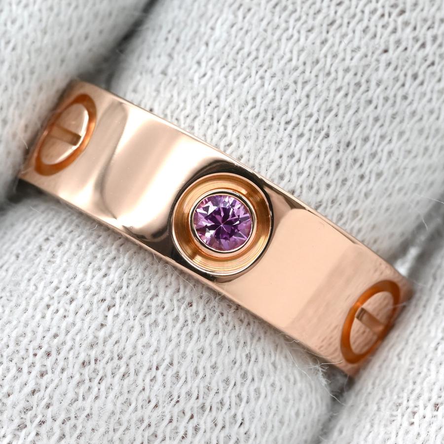 LOVE（Cartier） カルティエ リング 指輪 ラブ ラブリング ピンク