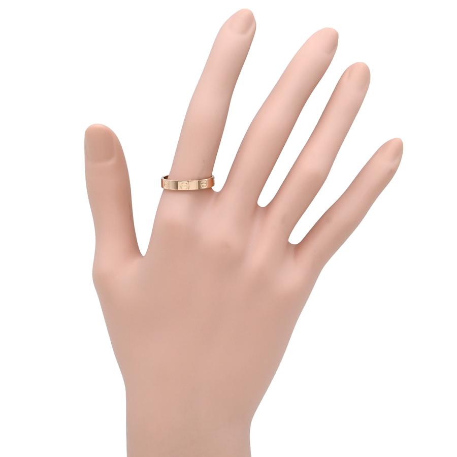 カルティエ ミニラブリング ピンクゴールド 53 LOVE（Cartier） カルティエ リング 指輪 ラブ ミニラブリング