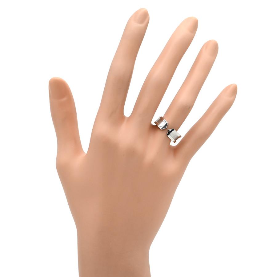 C DE CARTIER カルティエ リング 指輪 C2 C2リング シルバー ホワイト