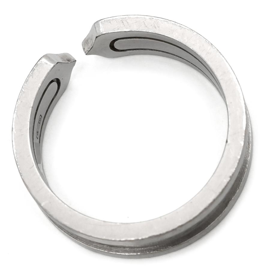 C DE CARTIER カルティエ リング 指輪 C2 C2リング シルバー ホワイト