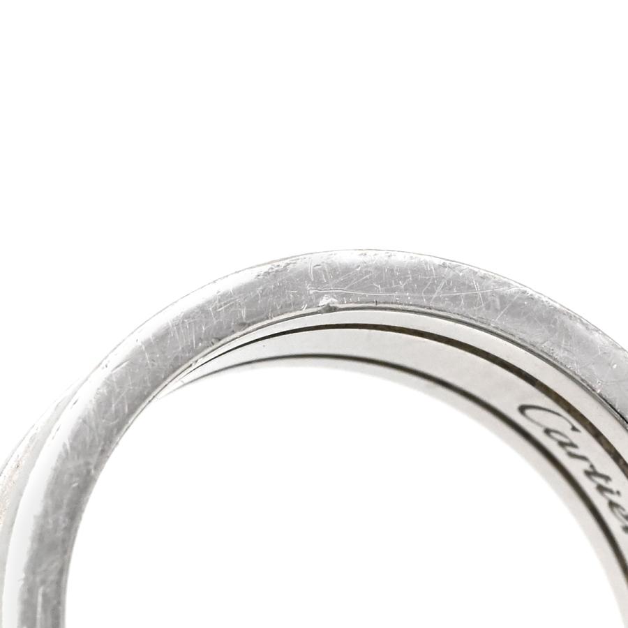C DE CARTIER カルティエ リング 指輪 C2 C2リング シルバー ホワイト