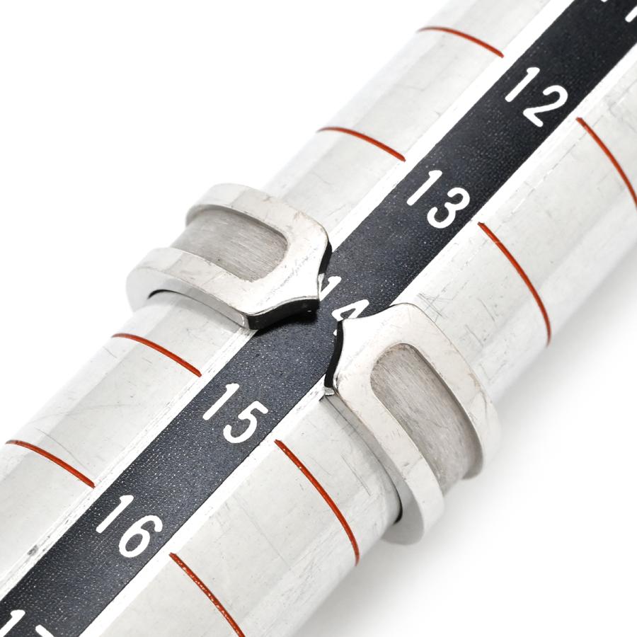 C DE CARTIER カルティエ リング 指輪 C2 C2リング シルバー ホワイト
