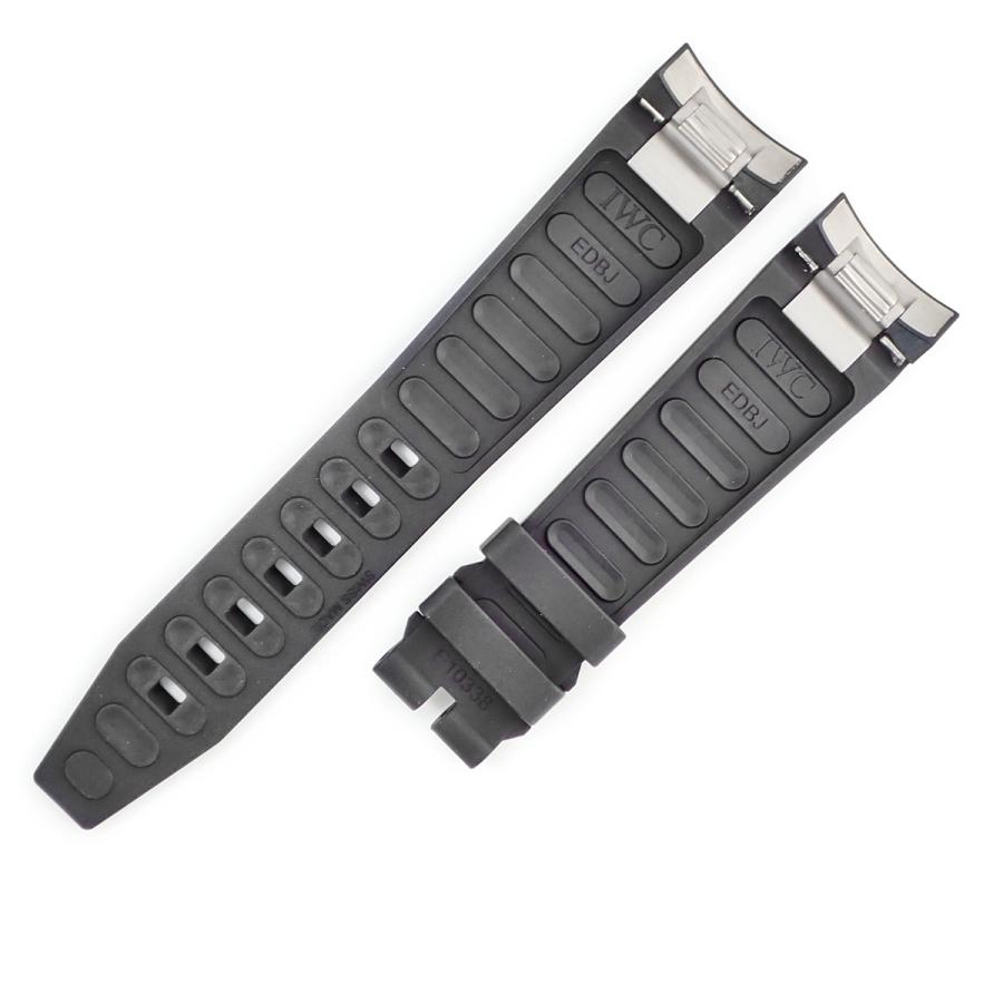 IWC 純正 アクアタイマー用 ラバーバンド 未使用 替え ベルト バンド ストラップ 22mm ブラック 黒 メンズ 腕時計 | IWC SCHAFFHAUSEN | 01
