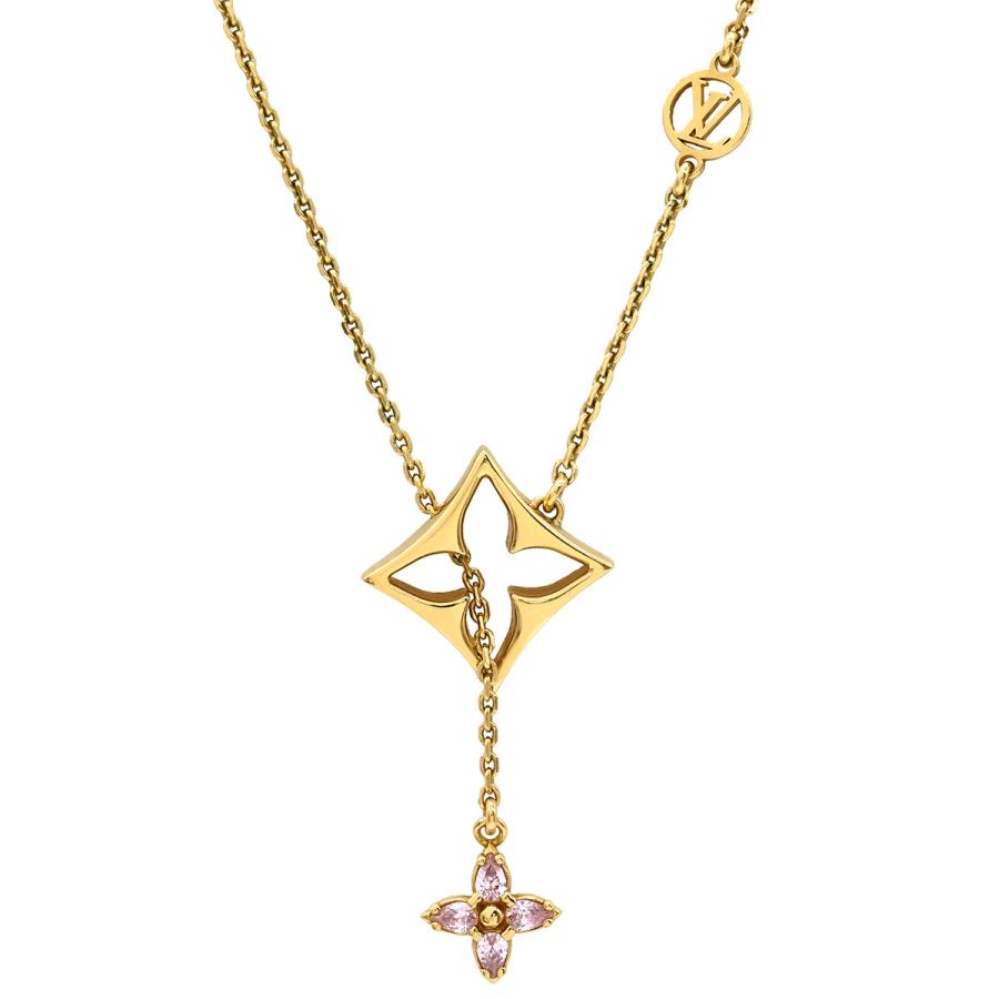 LOUIS VUITTON（ルイ・ヴィトン） ネックレス フラワーグラム ストラス 