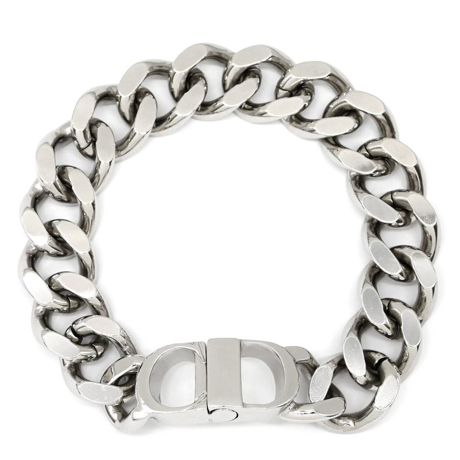 ディオール　チェーンリンク　ブレスレット　CDアイコン　Sサイズ　シルバー Christian Dior（クリスチャン・ディオール） ブレスレット ICON