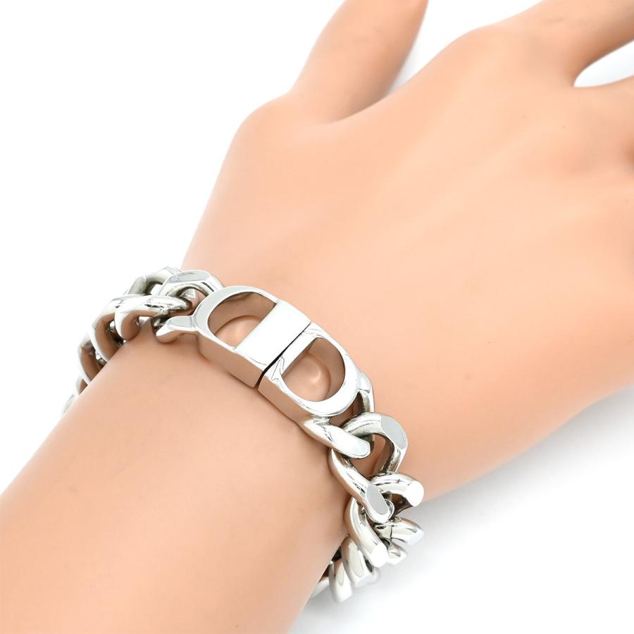 ディオール　アイコン　チェーン　ブレスレット　M シルバー Christian Dior（クリスチャン・ディオール） ブレスレット ICON