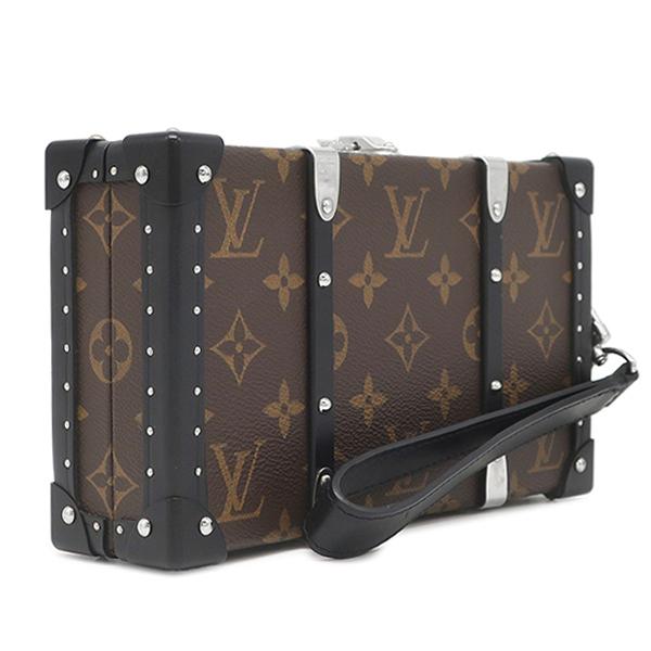ルイヴィトン LOUIS VUITTON クラッチバッグ ウォレット トランク モノグラムマカサー モノグラムマカサー シルバー金具 茶 黒 M20250 FL3230 【保存袋】【中古】 LOUIS VUITTON（ルイ・ヴィトン） クラッチバッグ モノグラムマカサー