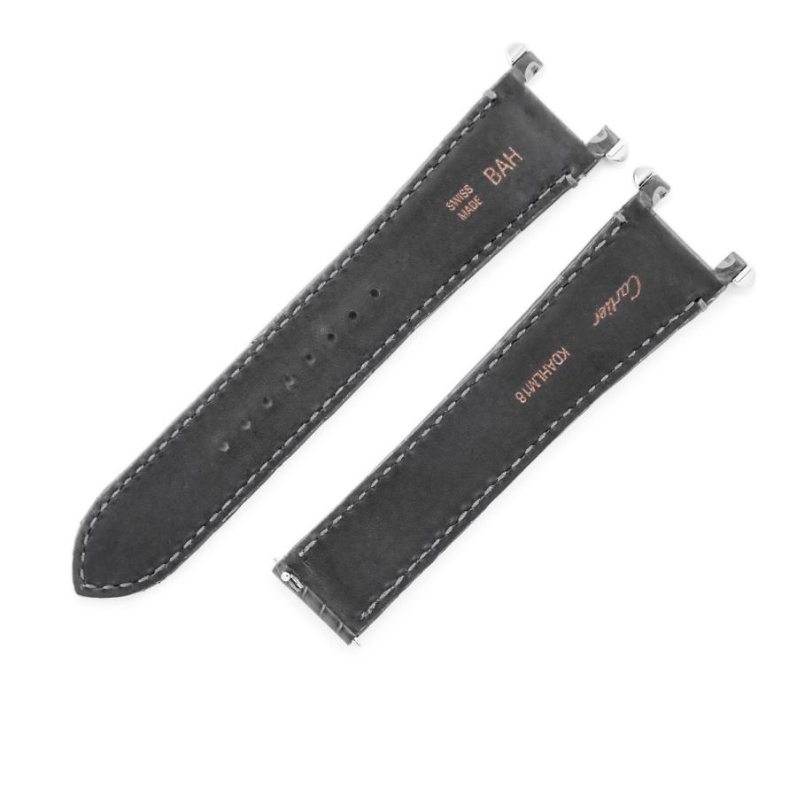 カルティエ 純正 21mm パシャ41 クロコベルト 金具付 ストラップ Cartier（カルティエ） 純正 パシャ 41mm用 クロコバンド 未使用