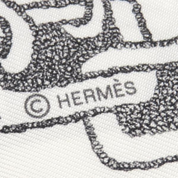 HERMES（エルメス） スカーフ ツイリー ツイリー シルク ホワイト 白