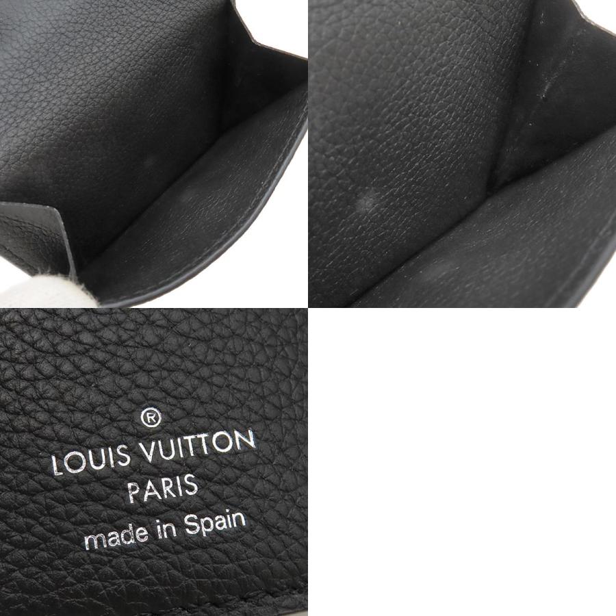 ルイヴィトン 限定 バルーン刻印 ロックミニ コンパクト 三つ折り財布 黒 LOUIS VUITTON（ルイ・ヴィトン） 三つ折り財布 ポルトフォイユ ロック