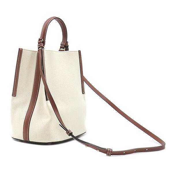 BURBERRY（バーバリー） 2WAYバッグ ペギー バケットバッグ キャンバス