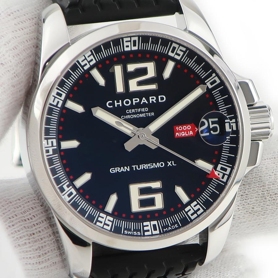 ショパール Chopard ミッレミリア グランツーリズモ Xl 1697 3001 メーカーoh済 メンズ 腕時計 自動巻き ブラック 中古 Houbidou 心斎橋店 通販 Yahoo ショッピング