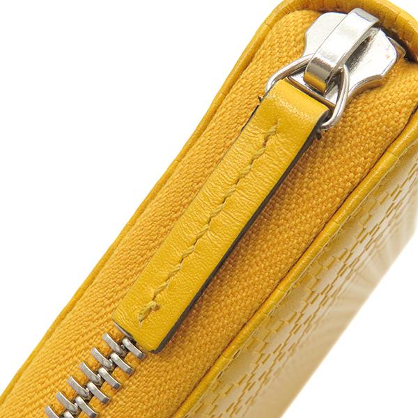 グッチ GUCCI 長財布 ディアマンテ レザー イエロー シルバー金具 黄色 ラウンドジップ  307990【中古】 GUCCI（グッチ） 長財布 ディアマンテ レザー イエロー イエロー 黄色