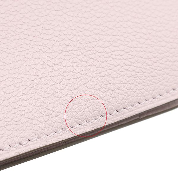 エルメス 長財布 ドゴン ドゴンデュオ ドゴンGM  エバーカラー ピンク モーヴペール 二つ折り財布 W刻印(2024年製)の画像