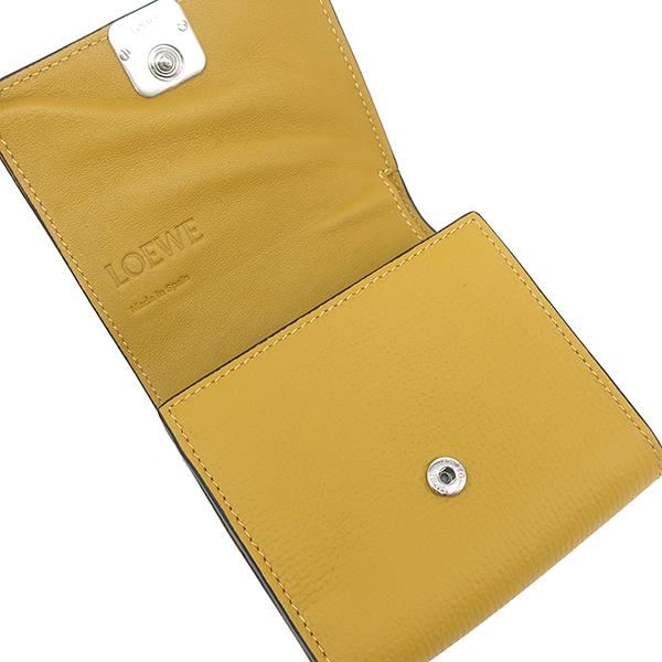 LOEWE（ロエベ） 二つ折り財布 アナグラム トライフォールド