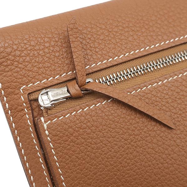 HERMES（エルメス） 長財布 ドゴンロング トリヨンクレマンス ブラウン