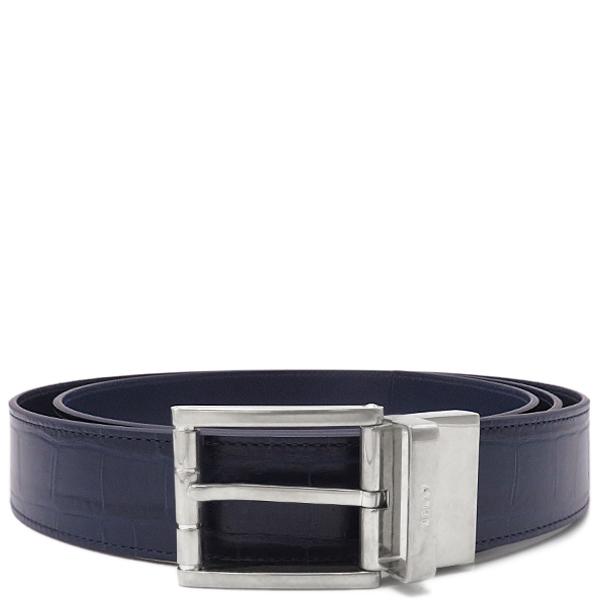 バリー ベルト アストリー ASTORY #120 リバーシブル レザー ネイビー  