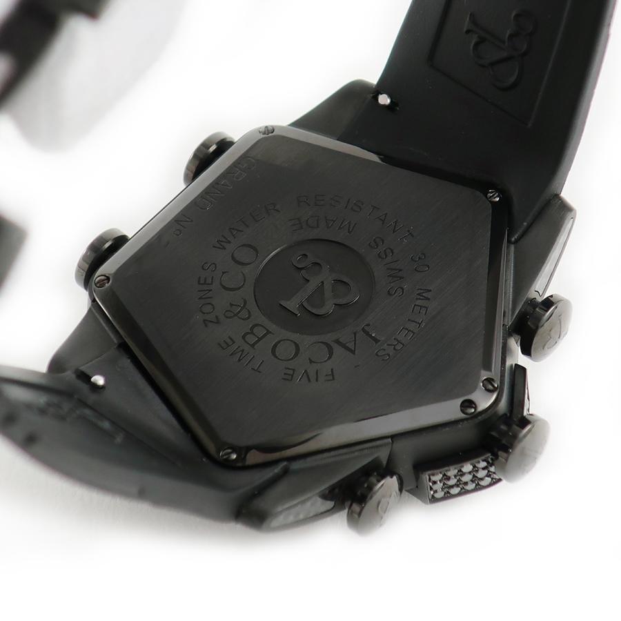 JACOB&CO 純正 ブラックダイヤモンド メンズ 腕時計