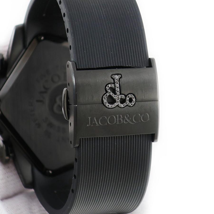 JACOB&CO 純正 ブラックダイヤモンド メンズ 腕時計