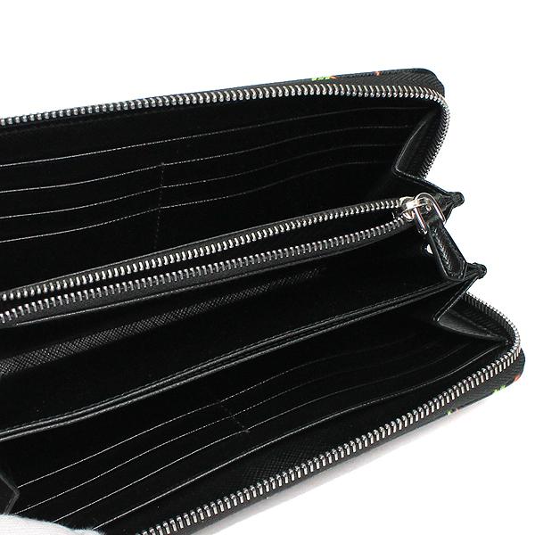 SAFFIANO（PRADA） プラダ PRADA 長財布 ラウンドファスナー ヤシの木 