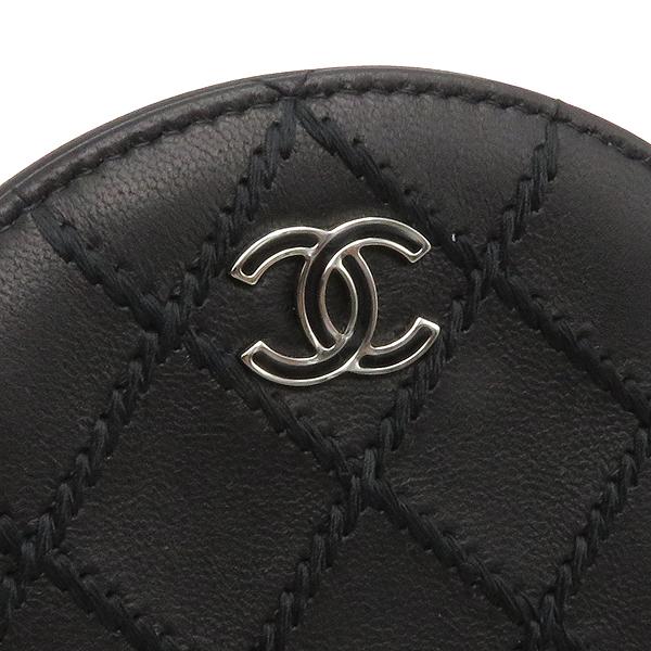 シャネル CHANEL ショルダーバッグ ワイルドステッチ 丸型 ミニ