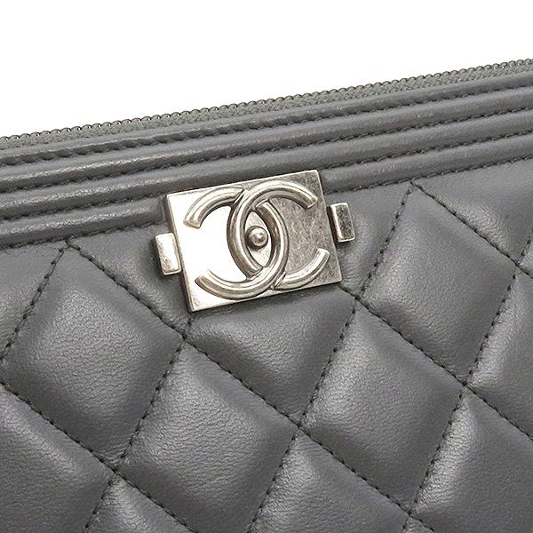CHANEL シャネル 長財布 ボーイシャネル ラウンドファスナー