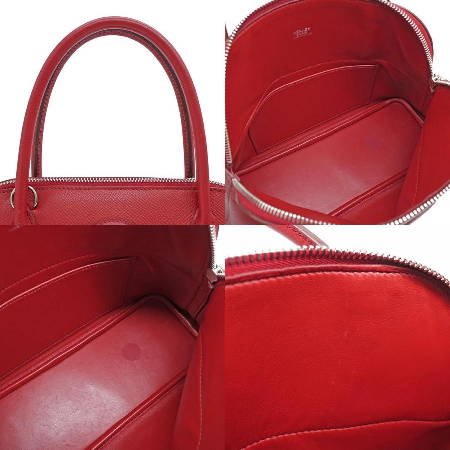 ボリード エルメス 2WAYバッグ ボリード27 レッド ヴォーエプソン □L