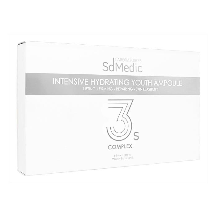 エスディーメディック 3Sコンプレックス・インテンシブハイドレイティングユースアンプル 5ml6本 ×2箱 ＠代引不可 美容液・保湿ジェル
