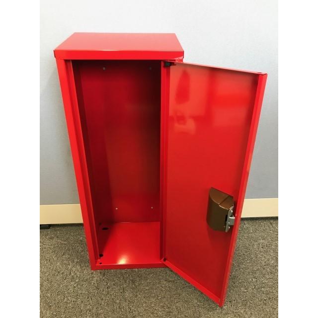 消火器格納箱 消火器ボックス 10型 1本収納 消火器BOX ステンレス製 カラー 赤 (福山製作所製) :10-D-S-SS-f:IBELL アイベル 通販 消火器格納箱 消火器ボックス 10型 1本収納 消火器BOX ステンレス製 カラー 赤 (福山製作所製)