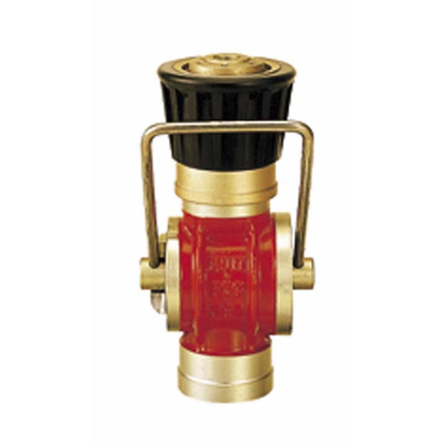 【希少出品】消火栓ホースノズル 65A 65A 三段噴霧 （AC製） DF-3 （消防 消火 ホース ノズル 用