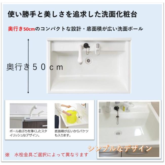 洗面化粧台W600単水栓 TOTO Bシリーズ 化粧台本体 間口600mm 単水栓 洗面化粧台 : i-port