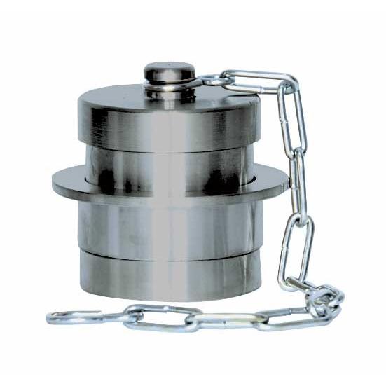 媒介金具 65A差込式オスキャップ (クローム） DBK-M1C (消防・消火栓