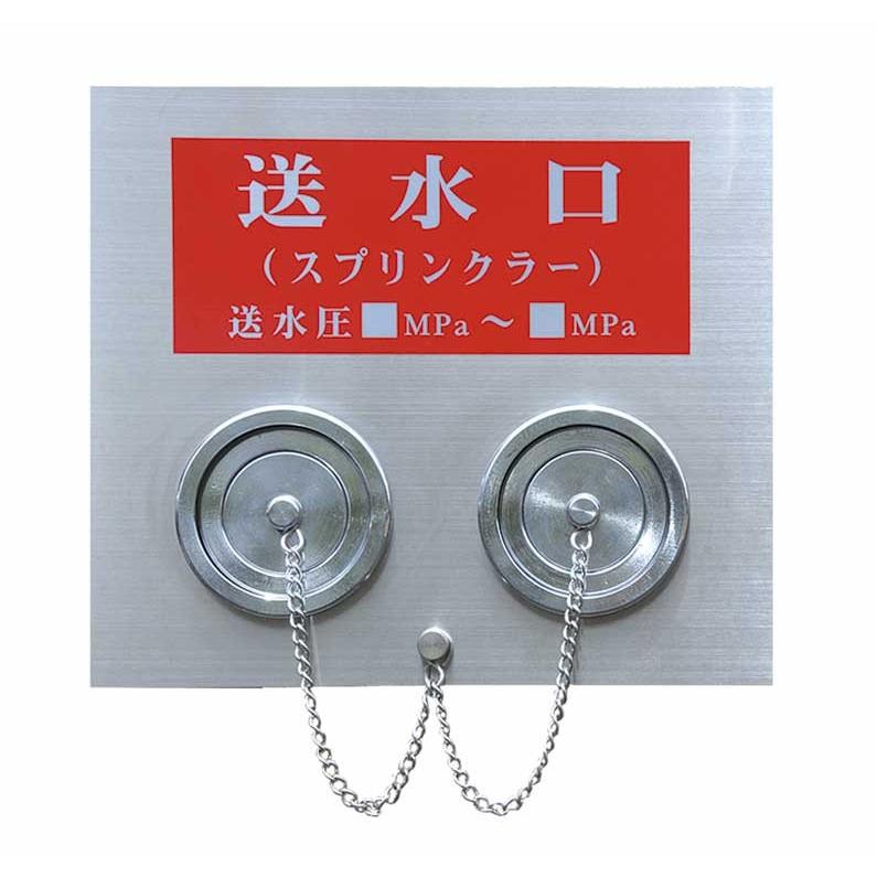 100A X 65A 埋込型双口送水口 （差込式） DS-34 : IBELL アイベル
