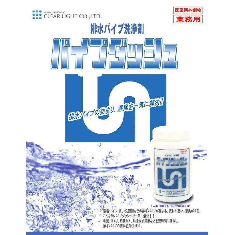 在庫あり 即納】 配水管洗浄剤 配管洗浄 パイプダッシュ 1kg