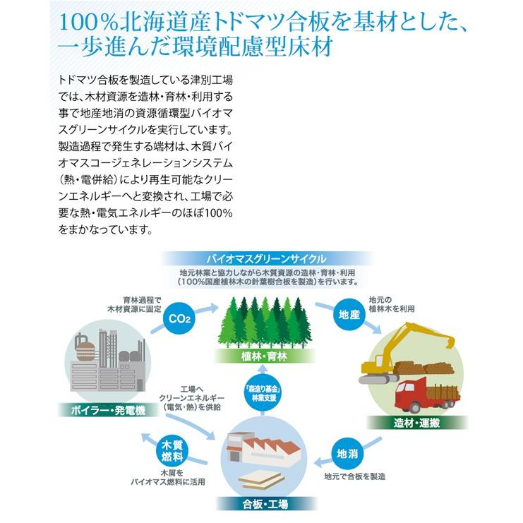 ニドムエコ　フローリング　（キズ　滑り　ヘコミ　汚れ　日焼け）にくい　NDM-K-T1D　クルミ　1ケース６枚入り　１２Ｘ３０３Ｘ１８１８ｍｍ｜ibell｜04