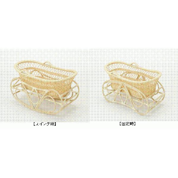 ゆりかご ベビー用家具 ラタン 籐 ヨーラン 赤ちゃん用 : イベント用品