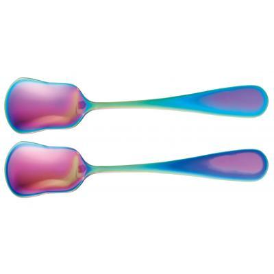 オーロラ感じて デザートスプーンペアセット 120組販売 スプーン