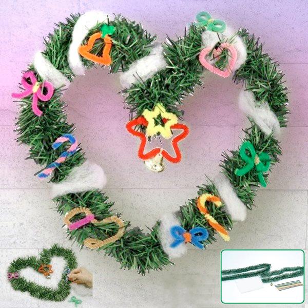 クリスマスリース 手作りキット クリスマスリース キット 30個以上販売 材料 手軽にすてきなxmas 手作り材料 工作キット 子供会 クリスマス会 Y133 14 0417 イベント用品パラダイス 通販 Yahoo ショッピング