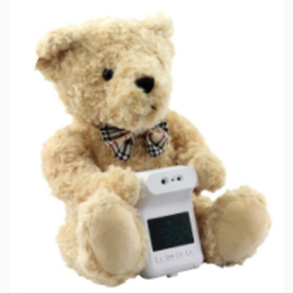 安い購入 くまの検温計セット 固定式非接触検温計 体温計 ぬいぐるみ付きの検温計セット 保育園 小児科などで人気 最高の Zoetalentsolutions Com