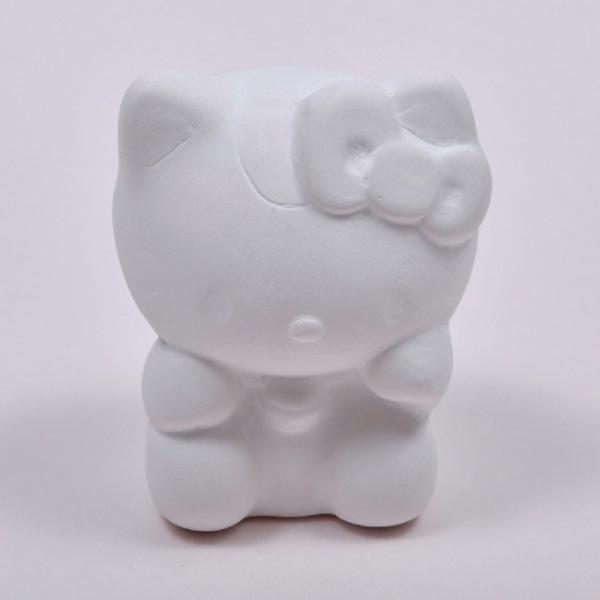 お絵描き陶器 ハローキティ 絵付け 陶器 10個単位販売 手作り工作