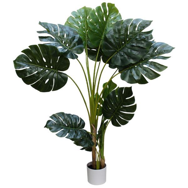 即納最大半額 人工観葉 フェイクグリーン モンステラツリー 150cm 観葉植物 室内装飾 アクセント 装飾 店舗装飾 ディスプレイ 新着商品 Www Maxipiso Com Ar