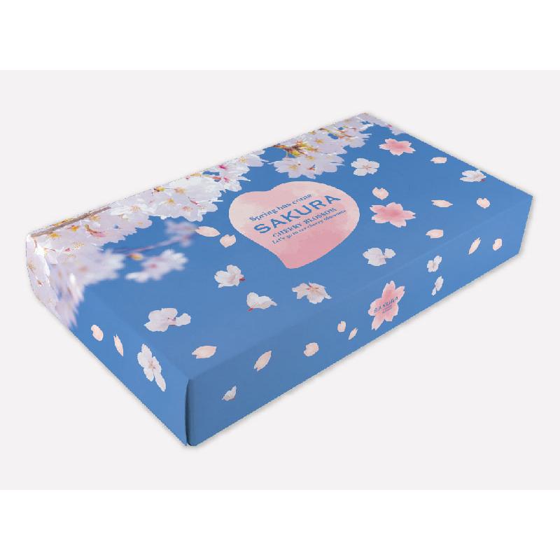 100個セット 桜ティッシュ40W 華やか桜モチーフのボックスティッシュ
