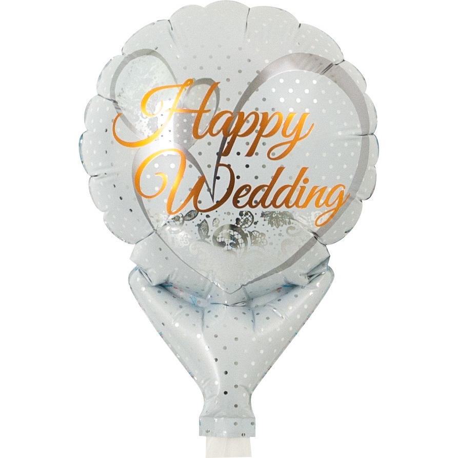 風船 パーティー用バルーン メッセージ柄 ハッピーウエディング レースホワイト 風船 10枚販売 Y353 17 イベント用品パラダイス 通販 Yahoo ショッピング