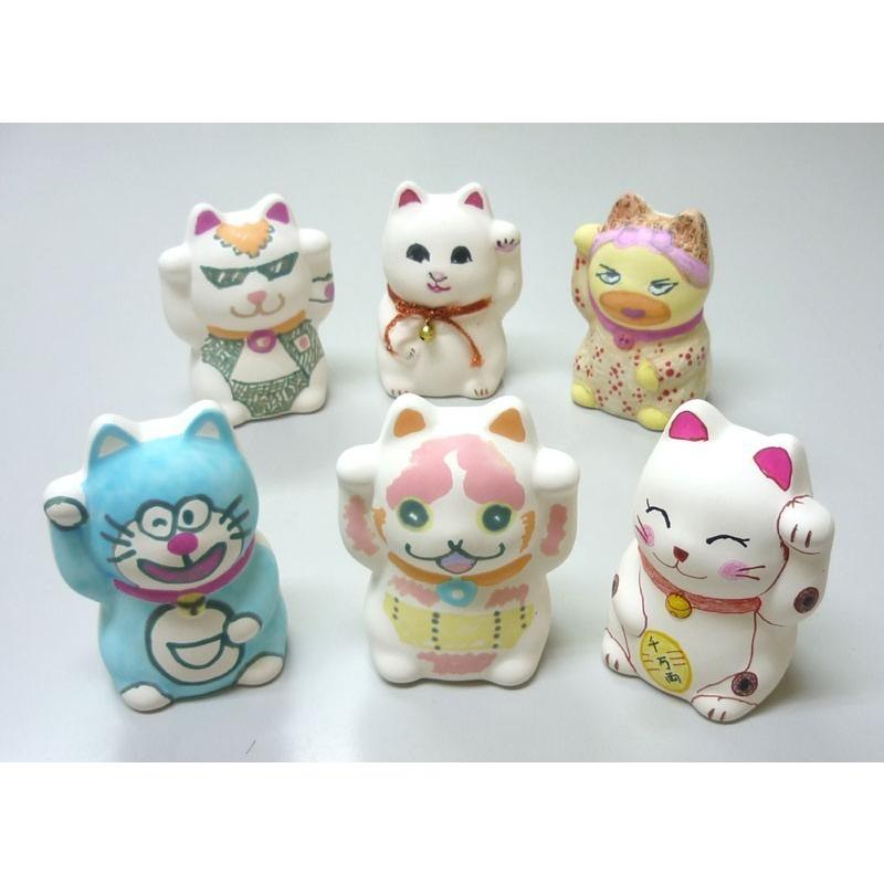 お絵かき 招き猫 右手上げ 金運を招く 60個以上販売 手作り招き猫 まねきねこ 陶器招き猫 お絵かき貯金箱 置物 Y385 17 Neko Right60 イベント用品パラダイス 通販 Yahoo ショッピング